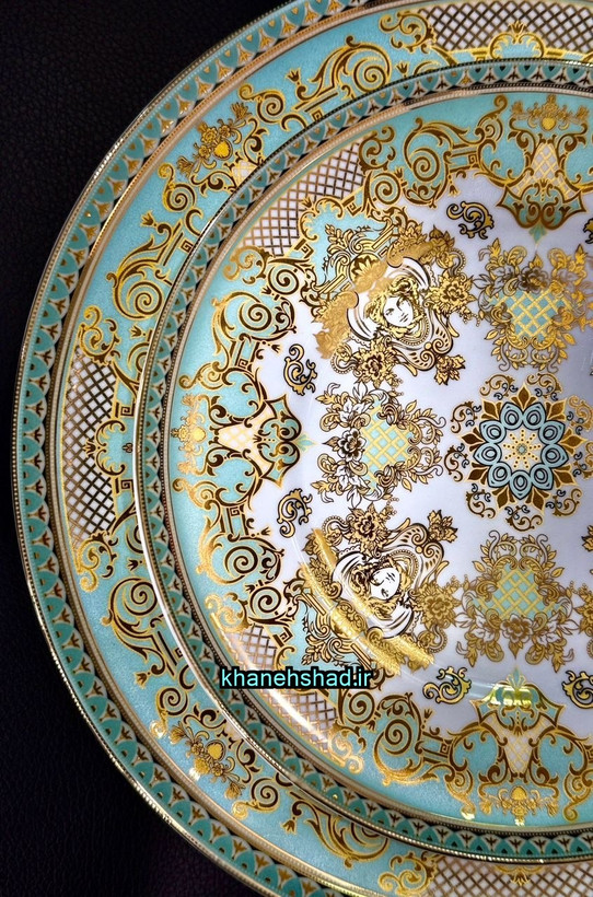 سرویس غذاخوری چینی لورین 6 نفره طرح پر