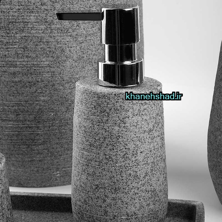 ست سرویس بهداشتی مینیمال طوسی گرانیتی شیاردار