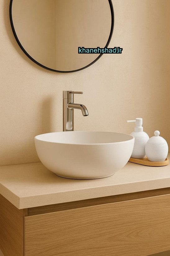 ست سرویس بهداشتی سه پارچه کورین بامبو سفید