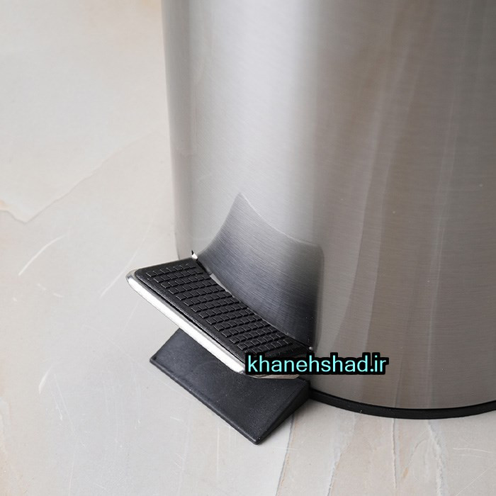 سطل و فرچه دستشویی اورجینال مدرن استیل خش دار ساده