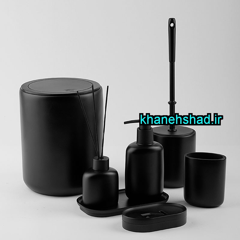 ست بهداشتی مینیمال اکرولیک مشکی مارکوس