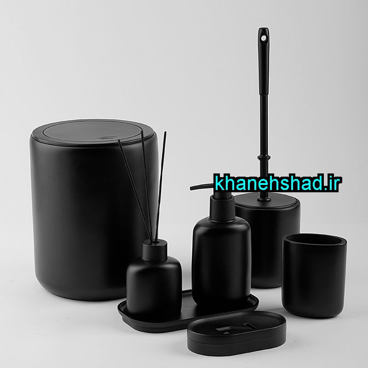 ست بهداشتی مینیمال اکرولیک مشکی مارکوس