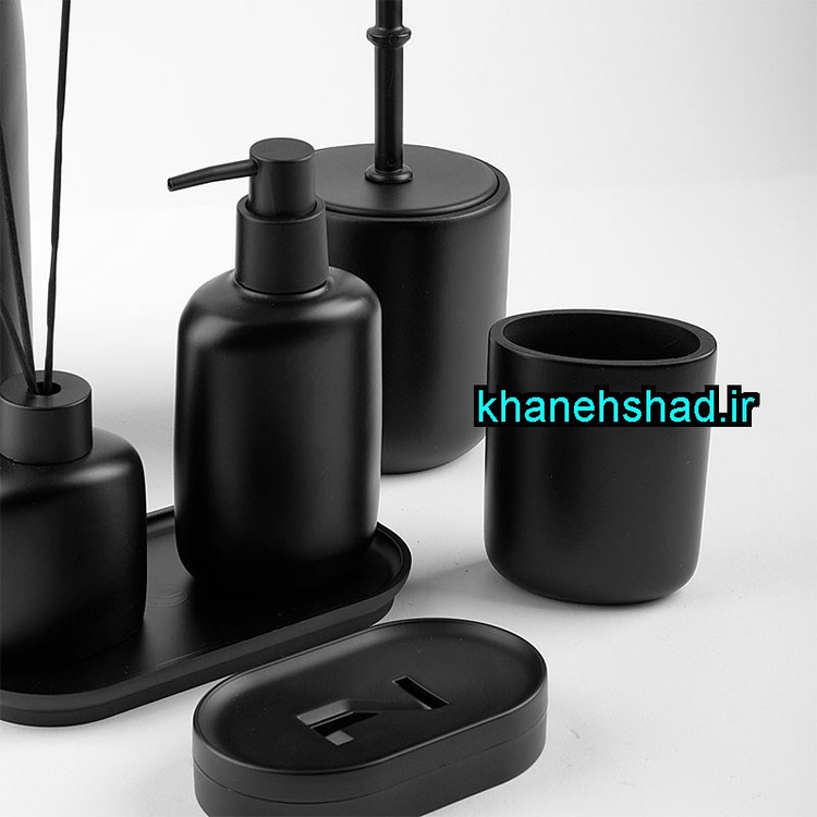 ست بهداشتی مینیمال اکرولیک مشکی مارکوس