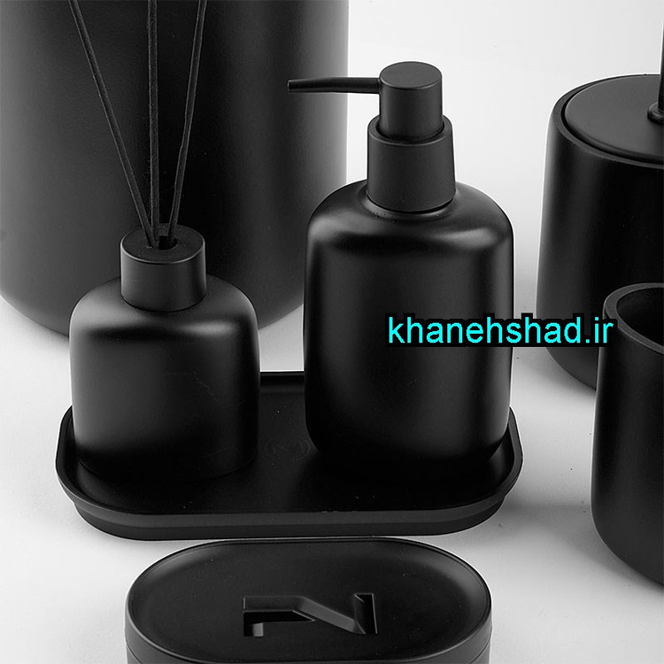ست بهداشتی مینیمال اکرولیک مشکی مارکوس
