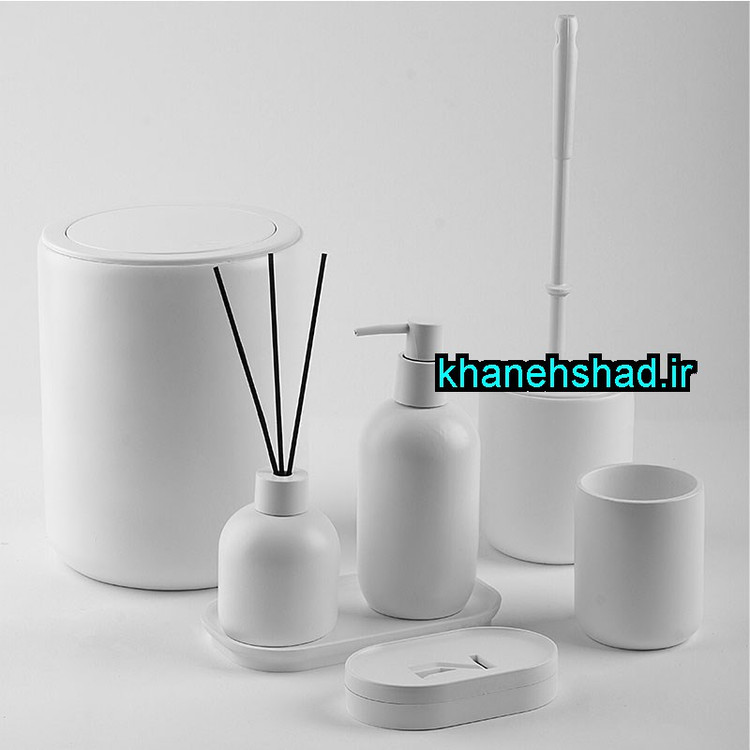 ست بهداشتی مدرن اکرولیک سفید ماتیلدا