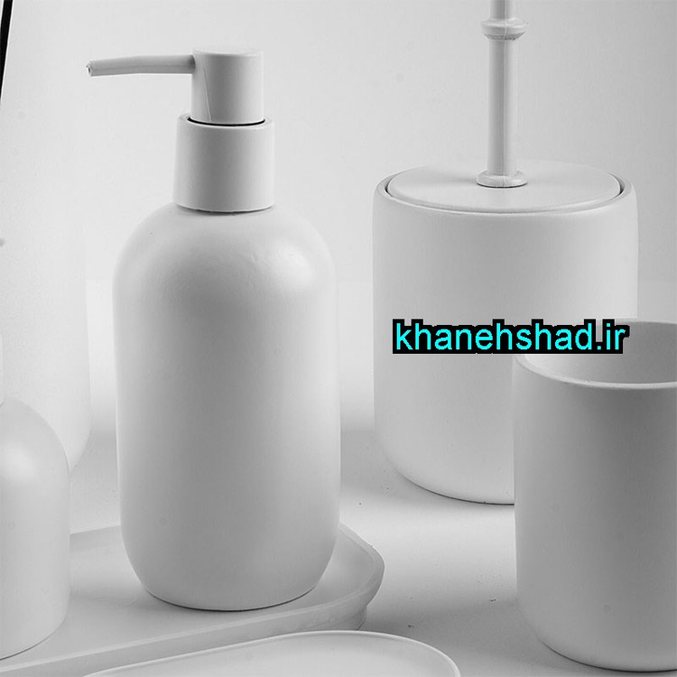 ست بهداشتی مدرن اکرولیک سفید ماتیلدا