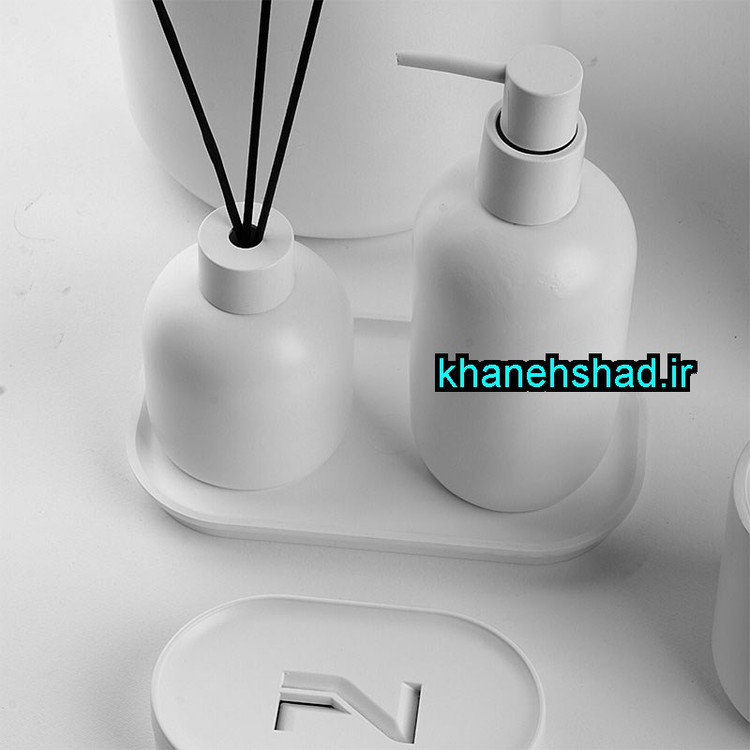 ست بهداشتی مدرن اکرولیک سفید ماتیلدا