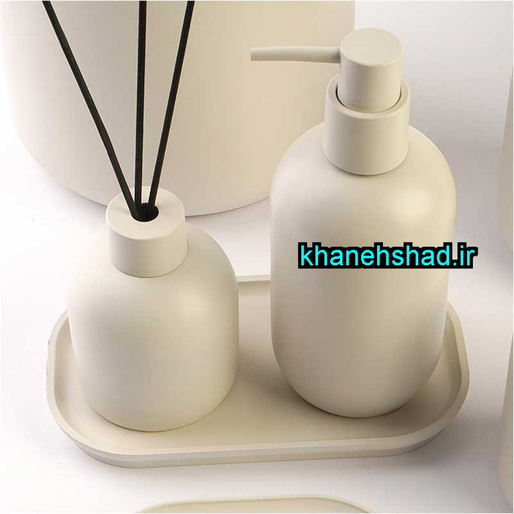 ست بهداشتی مدرن اکرولیک وانیلی ماتیلدا