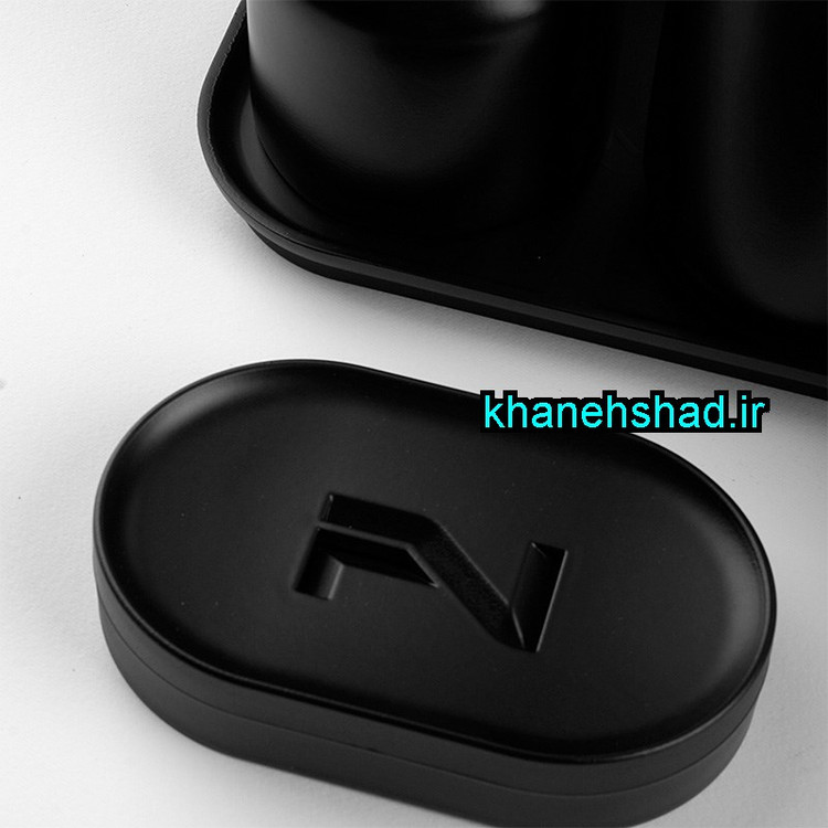 ست بهداشتی مینیمال اکرولیک مشکی شاهین