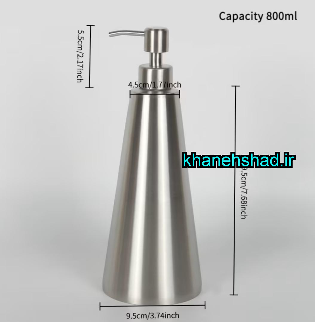 جامایع دیواری و زمینی دستشویی استیل خش دار هرمی اورجینال کپی