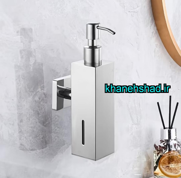 جامایع دیواری دستشویی استیل مات خش دار کوادراتو ترکیه ای