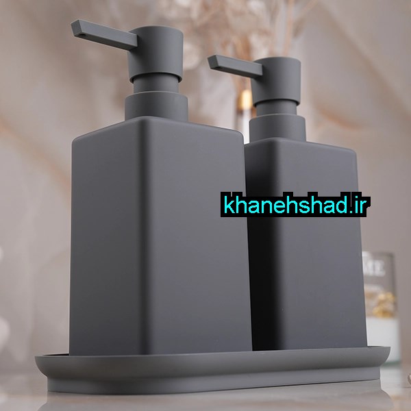 جامایع دستشویی دوقلو اکرولیک کوادراتو طوسی