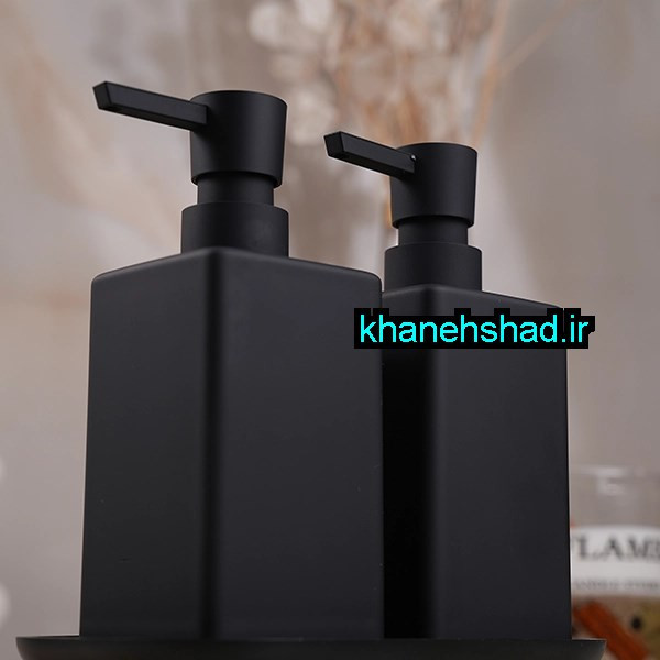 جامایع دستشویی دوقلو اکرولیک کوادراتو مشکی