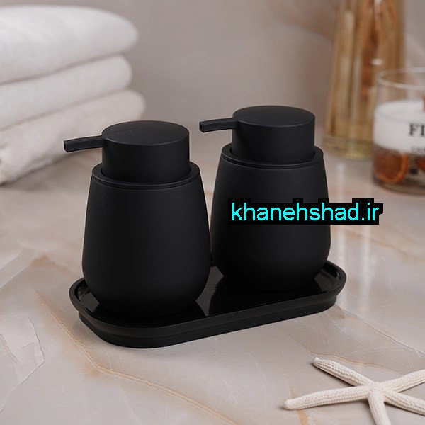 جامایع دستشویی دوقلو اکرولیک روبرتو مشکی