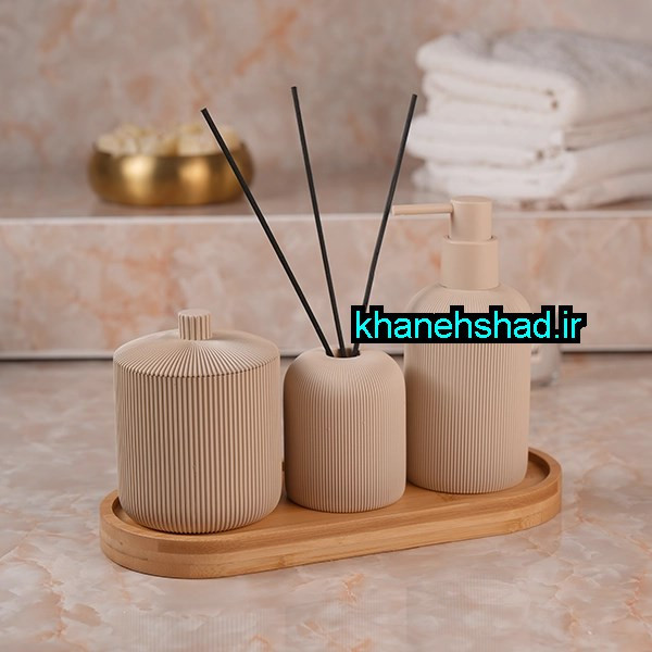 ست بهداشتی 4 پارچه کورین بامبو اسمارت کرم