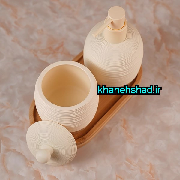 جامایع دستشویی دوقلو کورین بامبو اسمارت سیرکل کرم
