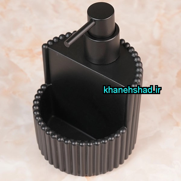 جامایع ظرفشویی شیاردار با جااسکاچ کرولیک مشکی