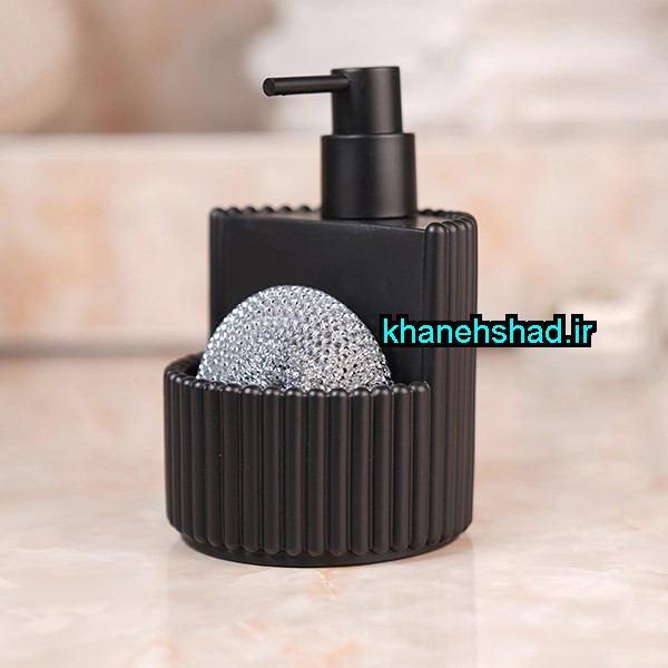 جامایع ظرفشویی شیاردار با جااسکاچ کرولیک مشکی
