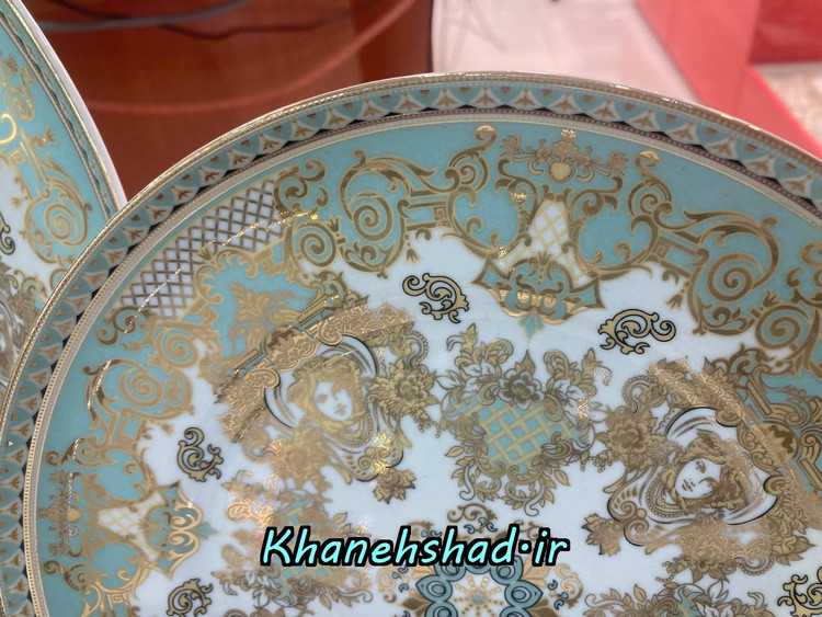 سرویس غذاخوری چینی لورین 6 نفره طرح پر