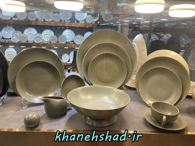 سرویس سرامیکی استون ور کلارا رومز 30 پارچه زیتونی مات
