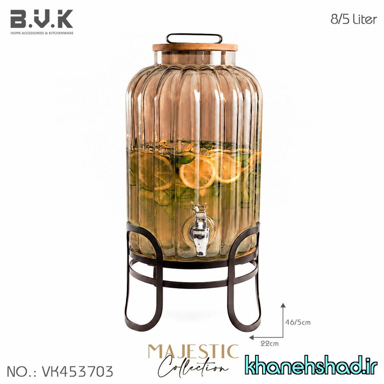 کلمن بی وی کی مجستیک استوانه شیاردار 8 لیتری
