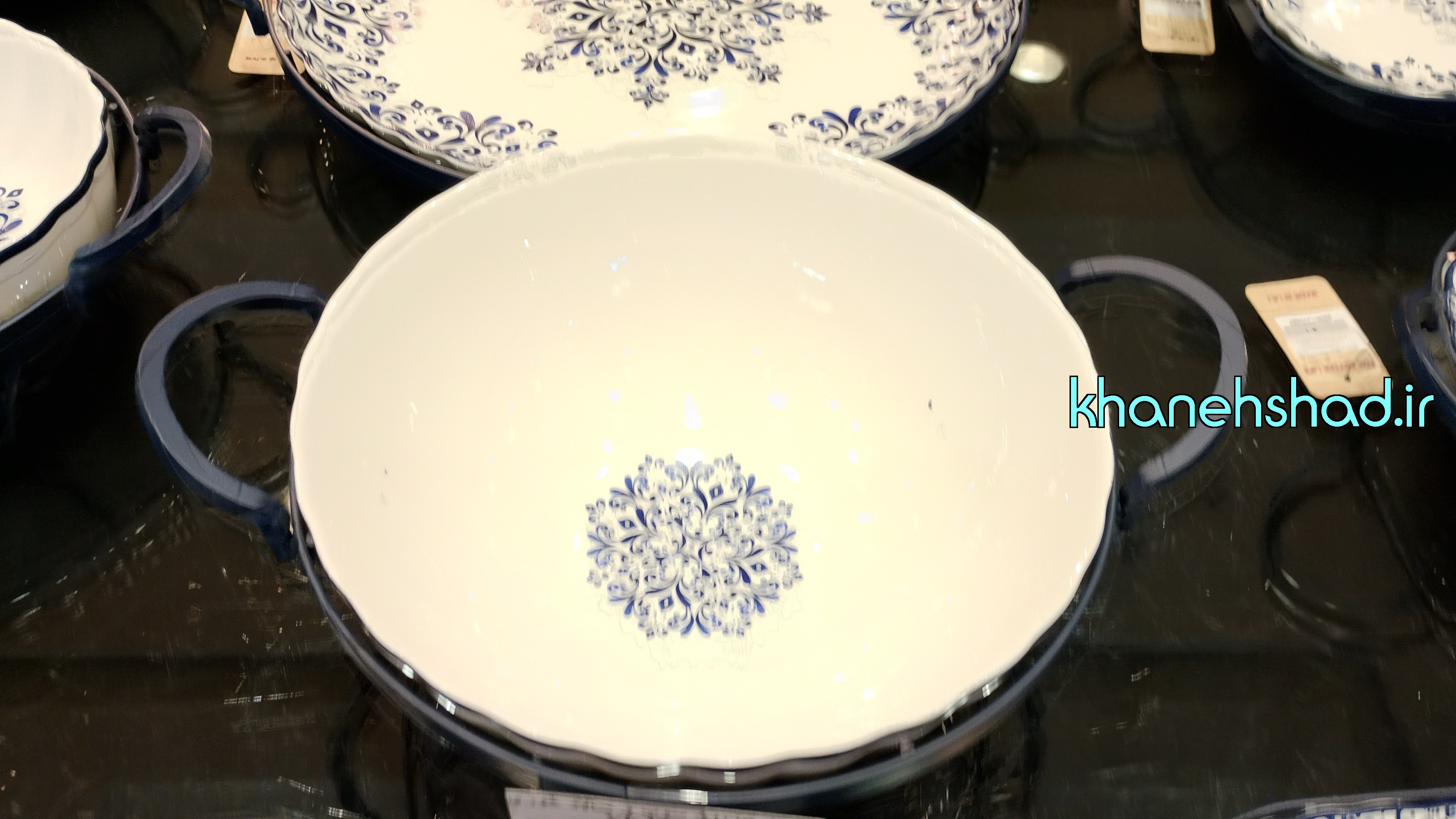 کاسه سالاد و سوپ خوری چینی بی وی کی طرح آترین