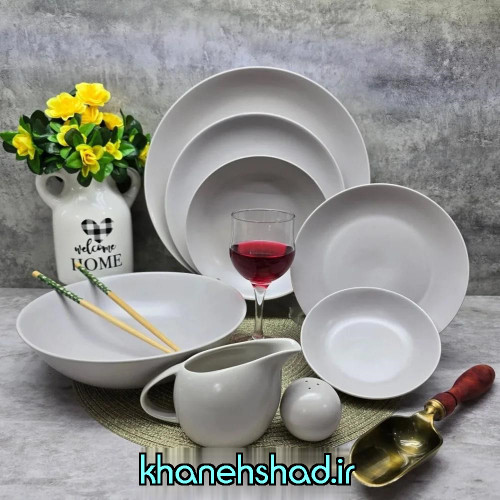 سرویس سرامیکی استون ور کلارا رومز 30 پارچه طوسی ملایم مات