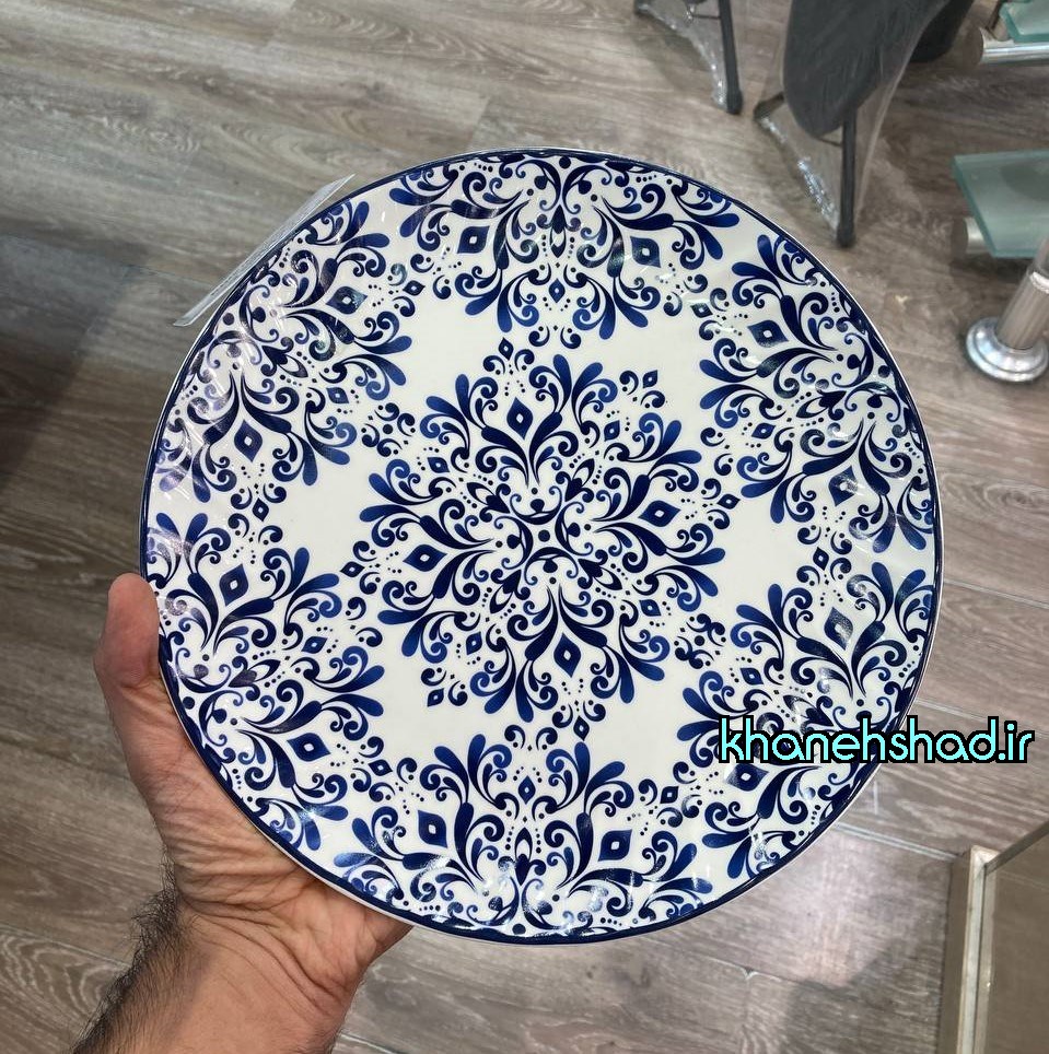 بشقاب پلوخوری چینی بی وی کی طرح آترین 6 عددی