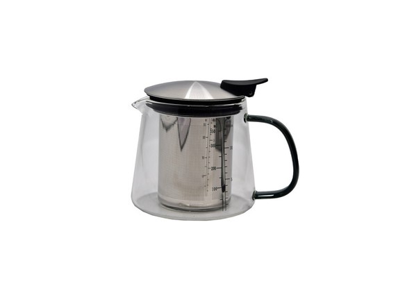 قوری پیرکس درب استیل بی وی کی 400 میلی لیتر فیلتردار 324318