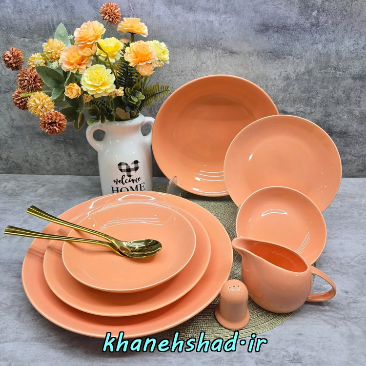 سرویس سرامیکی استون ور کلارا رومز 30 پارچه گلبهی براق